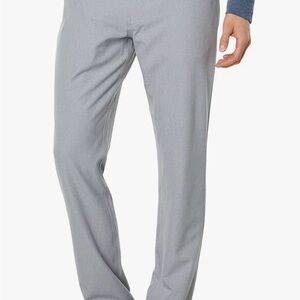 Travis Mathew Open To Close Mens 32x28 Gray Golf Pants Performance Straight Tech